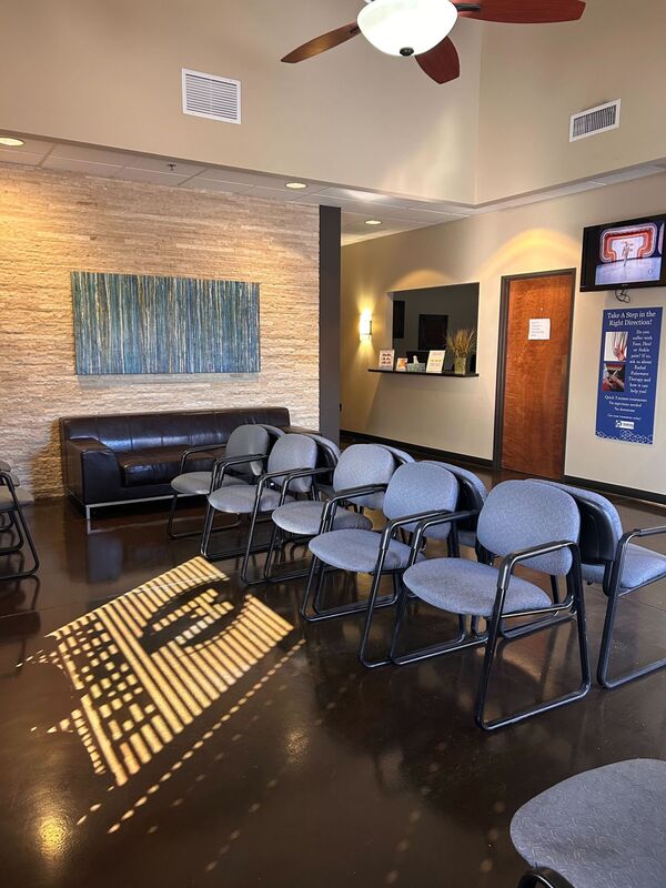 Gilbert podiatry waiting room
